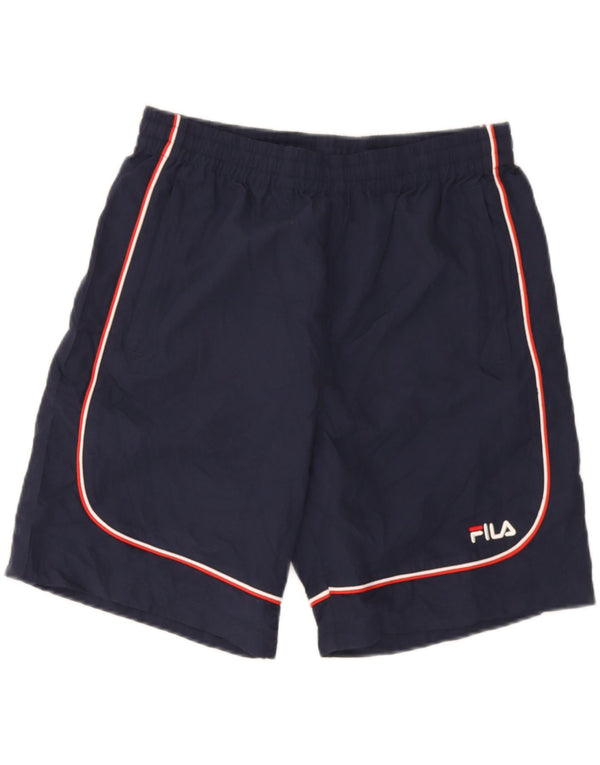 Fila Mens Sport Shorts Large  Navy Blue Polyester