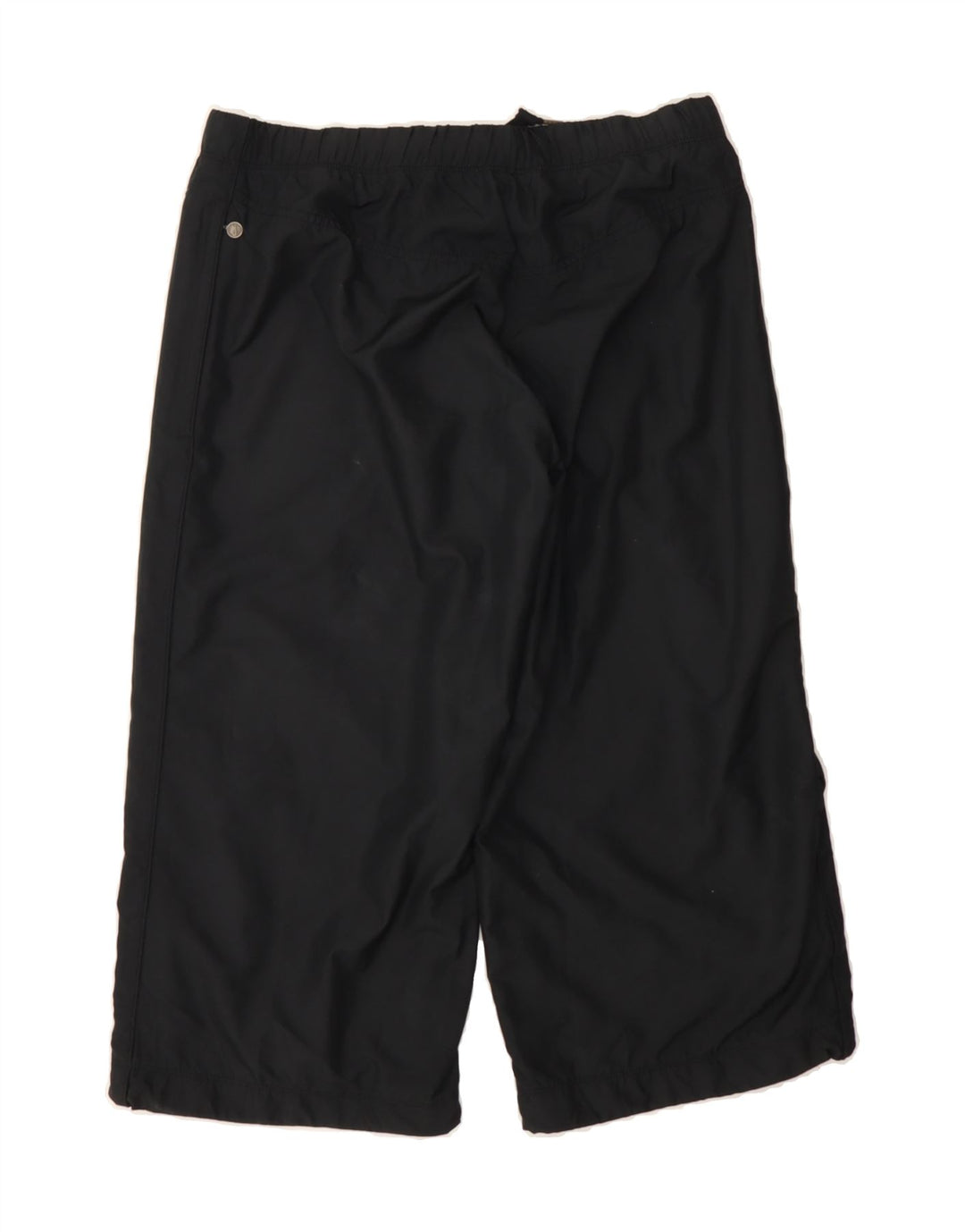 NIKE Womens Capri Tracksuit Trousers UK 10/12 Medium Black Polyester Vintage Nike and Second-Hand Nike from Messina Hembry 