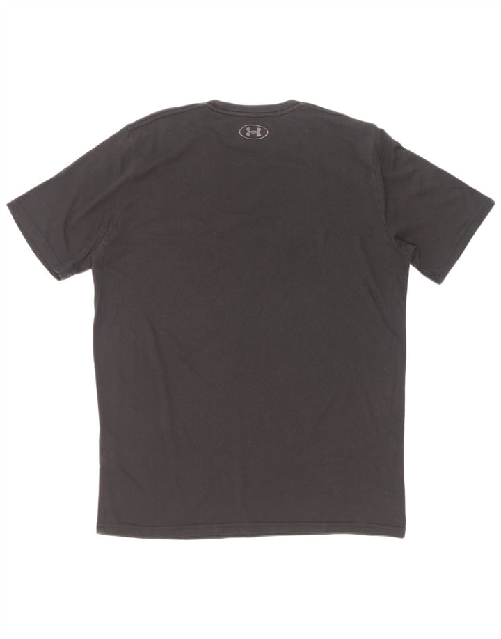 Under Armour Mens Graphic T-Shirt Top Large Black Cotton