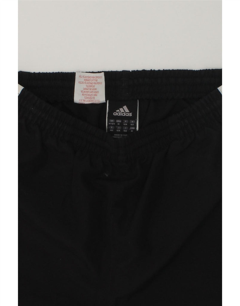 ADIDAS Boys Sport Shorts 11-12 Years Black Polyester | Vintage Adidas | Thrift | Second-Hand Adidas | Used Clothing | Messina Hembry 