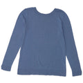 Massimo Dutti Womens Boat Neck Jumper Sweater UK 12 Medium Blue Silk