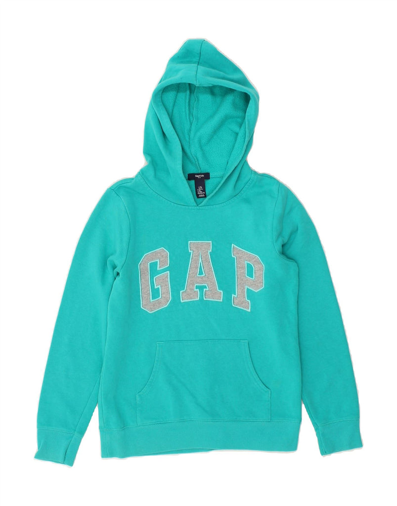 GAP Girls Graphic Hoodie Jumper 11-12 Years Blue | Vintage Gap | Thrift | Second-Hand Gap | Used Clothing | Messina Hembry 