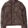 RALPH LAUREN Womens Padded Jacket UK 14 Large Black Polyester