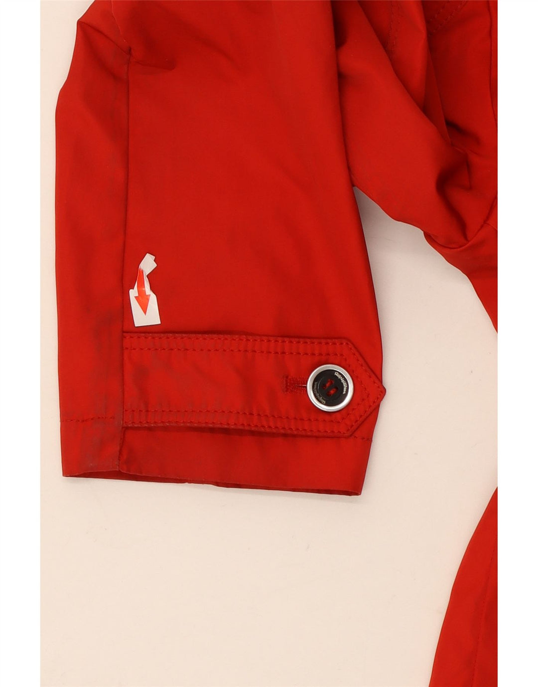 Refrigiwear Womens Crop Bomber Jacket IT 44 Medium Red Polyester