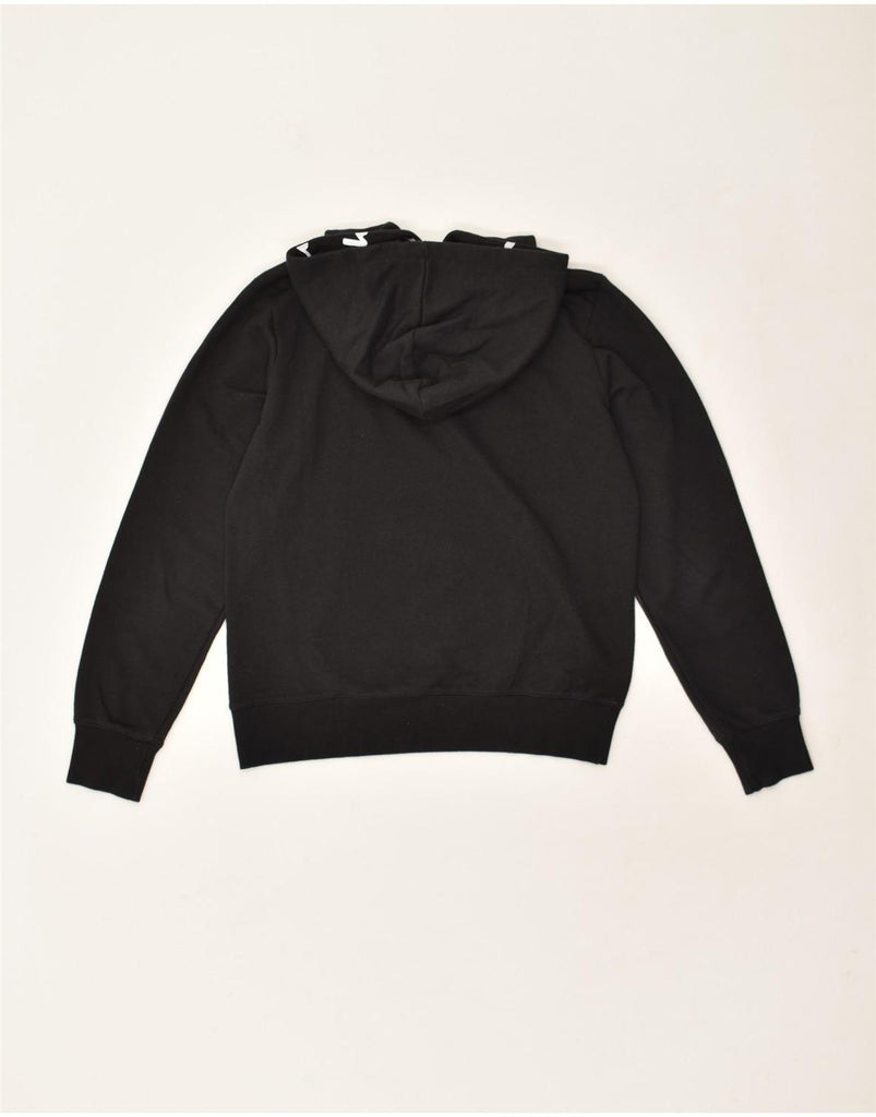 CHAMPION Womens Graphic Hoodie Jumper UK 10 Small Black | Vintage Champion | Thrift | Second-Hand Champion | Used Clothing | Messina Hembry 