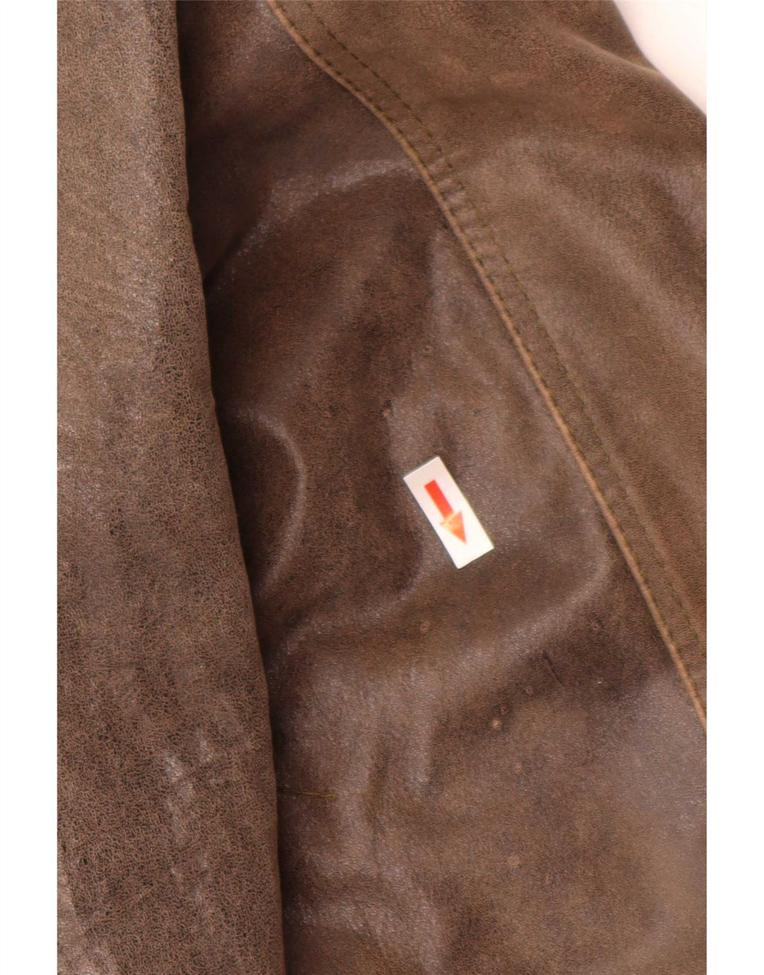 Pelletteria Mens Leather Jacket UK 42 XL Brown