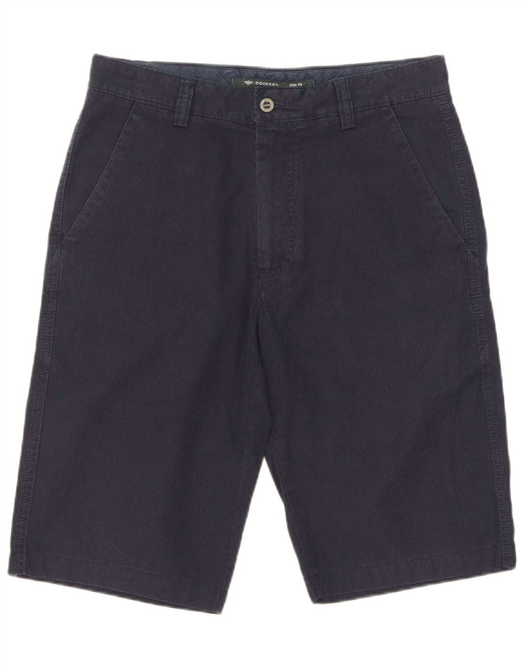 Dockers Mens Slim Fit Chino Shorts W30 Medium Navy Blue