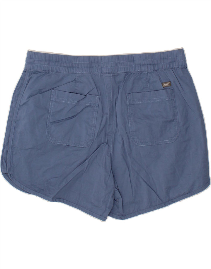 EDDIE BAUER Womens Casual Shorts US 12 Large W34  Blue Cotton Vintage Eddie Bauer and Second-Hand Eddie Bauer from Messina Hembry 