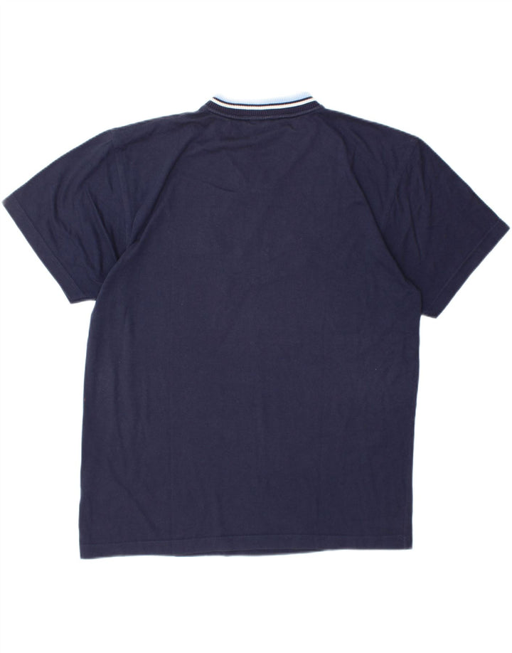 PUMA Mens Graphic T-Shirt Top Large Navy Blue Cotton