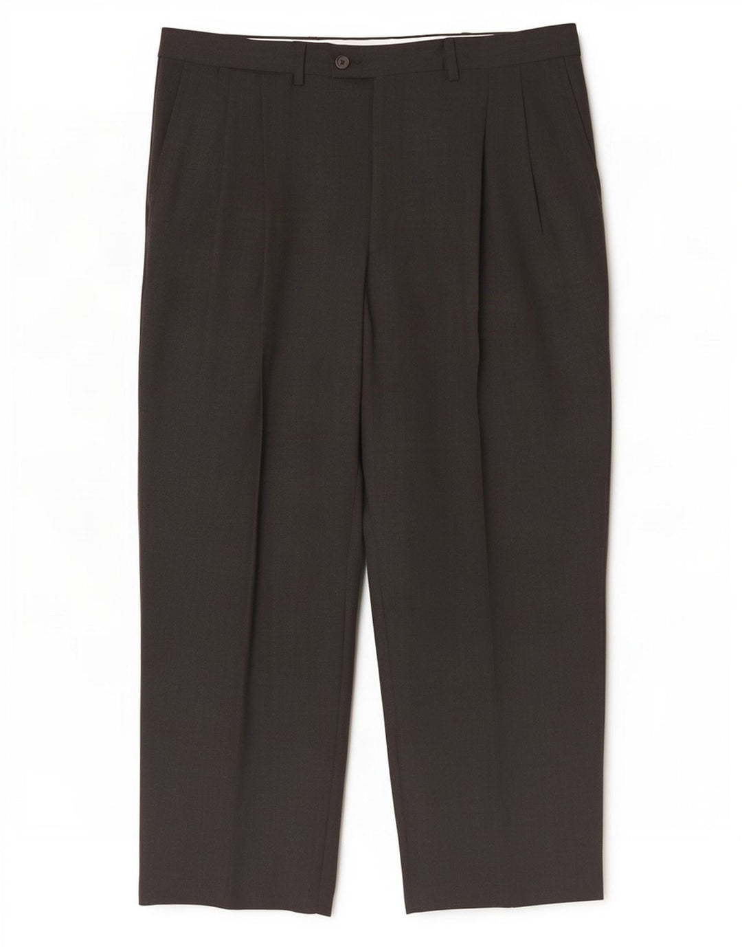 Lacoste Mens Pegged Suit Trousers Size 46 Large W36 L27 Grey Wool
