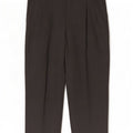 Lacoste Mens Pegged Suit Trousers Size 46 Large W36 L27 Grey Wool