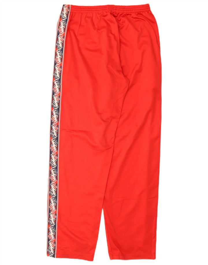 Errea Mens Graphic Full Tracksuit Large Red Colourblock Polyester