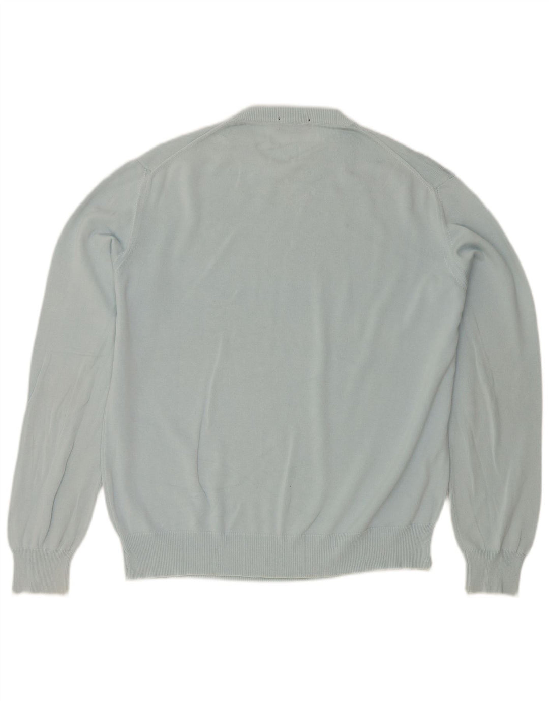 Brooksfield Mens Crew Neck Jumper Sweater IT 48 Medium Blue