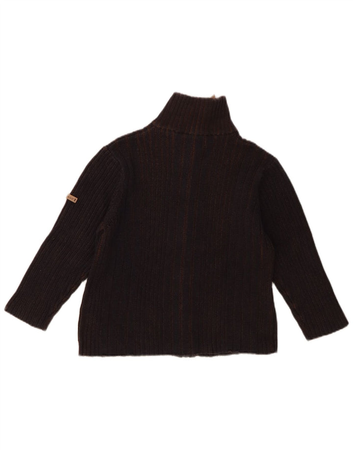 Timberland Boys Cardigan Sweater 7-8 Years Navy Blue Cotton