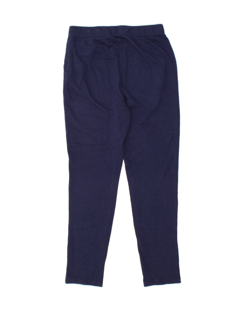 IZOD Womens Leggings UK 12 Medium  Navy Blue Polyester Vintage Izod and Second-Hand Izod from Messina Hembry 