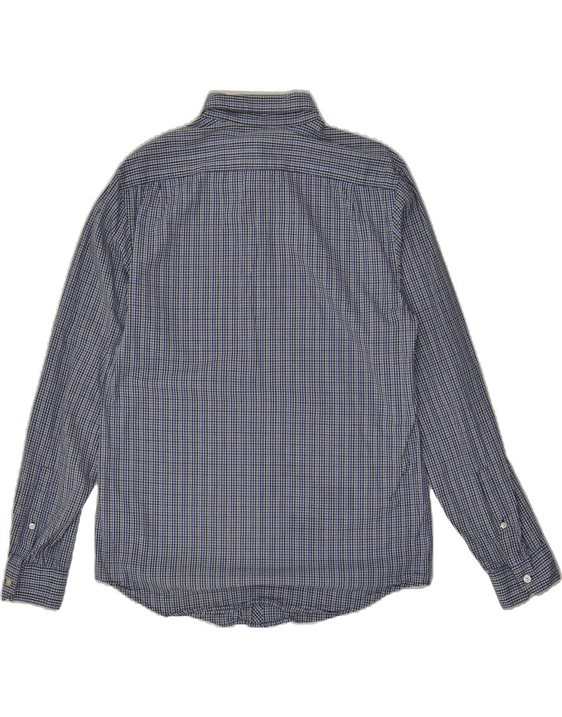 DKNY Mens Shirt Medium Blue Check Cotton | Vintage Dkny | Thrift | Second-Hand Dkny | Used Clothing | Messina Hembry 