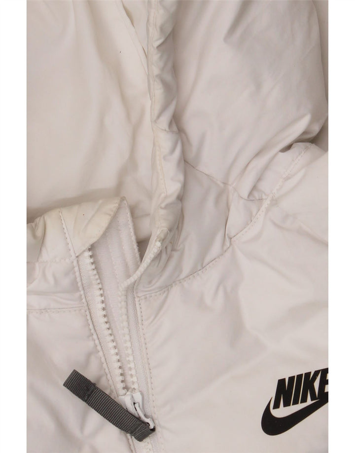 Nike Boys Hooded Padded Jacket 13-14 Years XL Multicoloured Colourblock