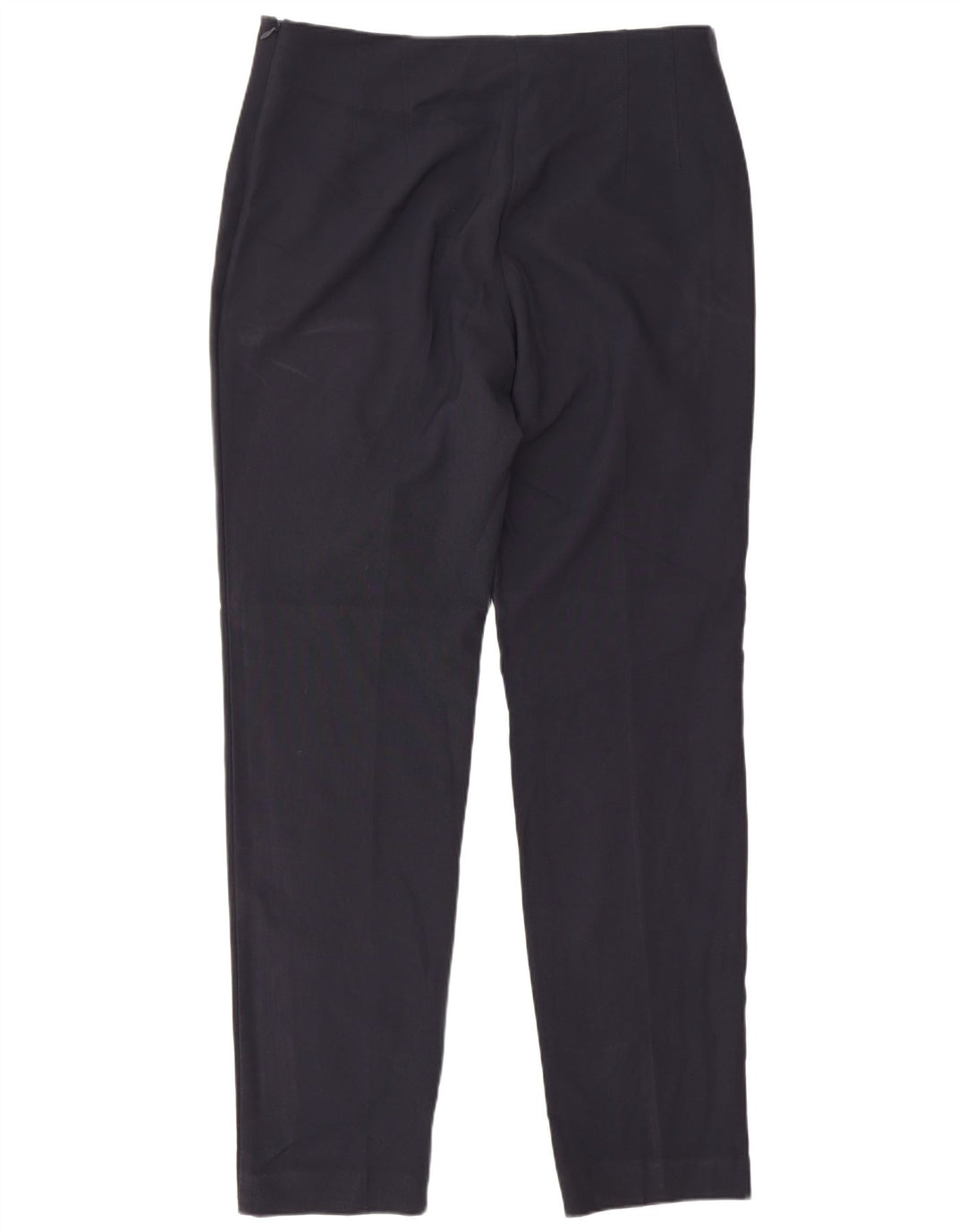 Marks & Spencer Womens Slim Suit Trousers UK 12 Medium W30 L30 Navy Blue