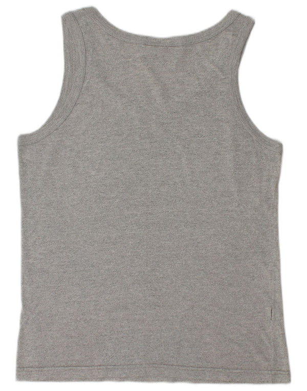 RIFLE Mens Vest Top Small Grey