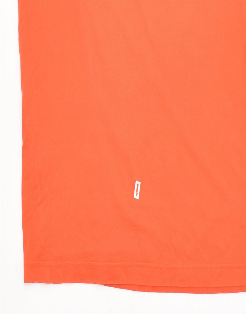 SERGIO TACCHINI Mens Polo Shirt Large Orange Cotton | Vintage | Thrift | Second-Hand | Used Clothing | Messina Hembry 