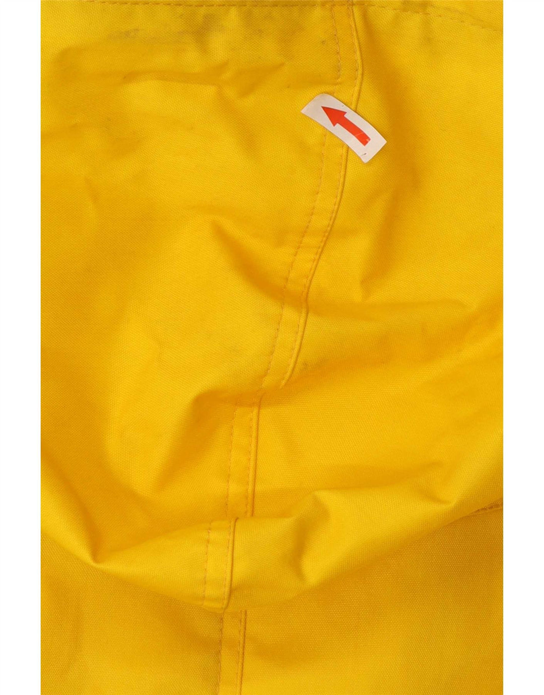 Vintage Mens Hooded Raincoat UK 42 XL Yellow