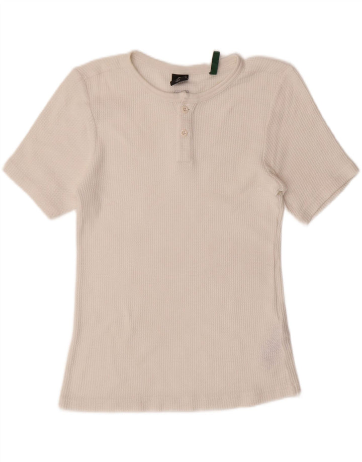 G-STAR Womens T-Shirt Top UK 12 Medium White Polyester Vintage G-Star and Second-Hand G-Star from Messina Hembry 