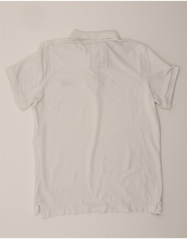 SUPERDRY Mens Classic Fit Polo Shirt 3XL White Cotton