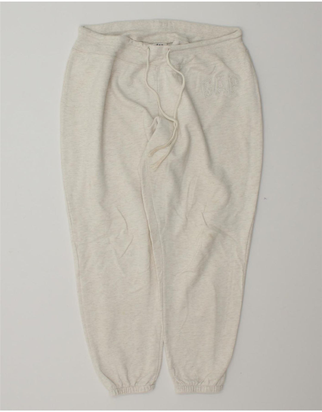 GAP Womens Graphic Tracksuit Trousers Joggers UK 14 Medium  Grey Flecked Vintage Gap and Second-Hand Gap from Messina Hembry 