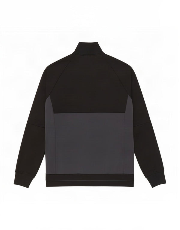 Adidas Mens Tracksuit Top Jacket Medium Black Colourblock Polyester