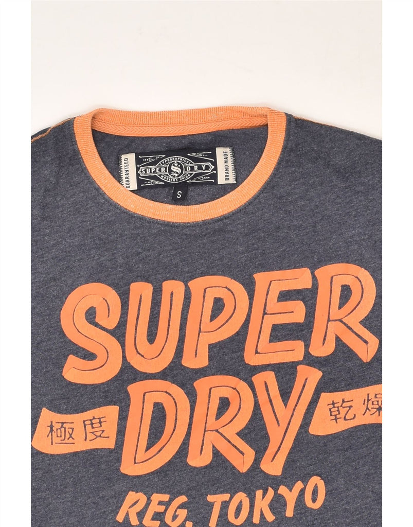 SUPERDRY Mens Graphic T-Shirt Top Small Grey Cotton | Vintage Superdry | Thrift | Second-Hand Superdry | Used Clothing | Messina Hembry 