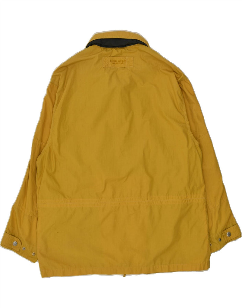 VINTAGE Mens Utility Jacket UK 42 XL Yellow Polyester | Vintage Vintage | Thrift | Second-Hand Vintage | Used Clothing | Messina Hembry 