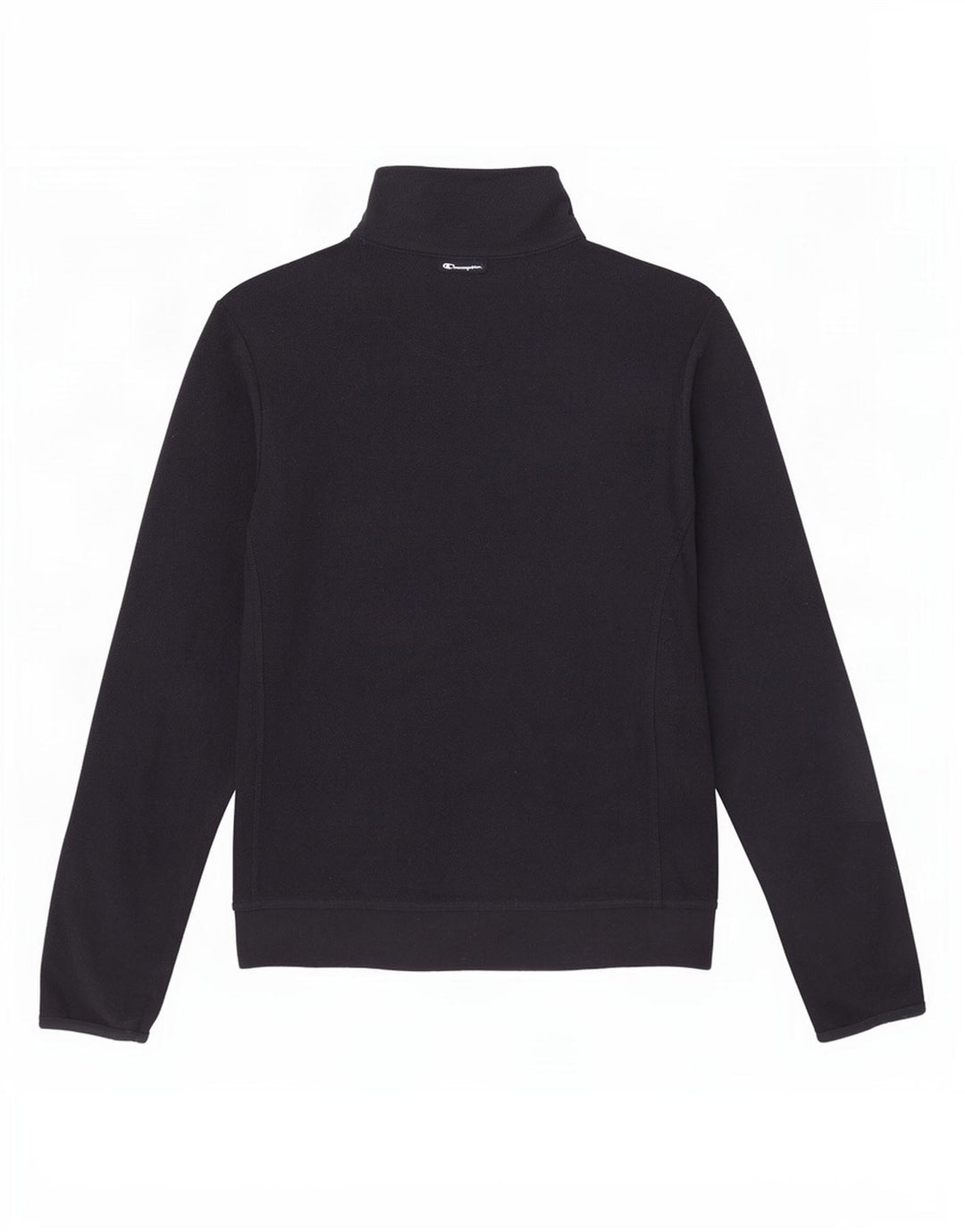 Champion Womens Zip Neck Fleece Jumper UK 16 Large Navy Blue Polyester