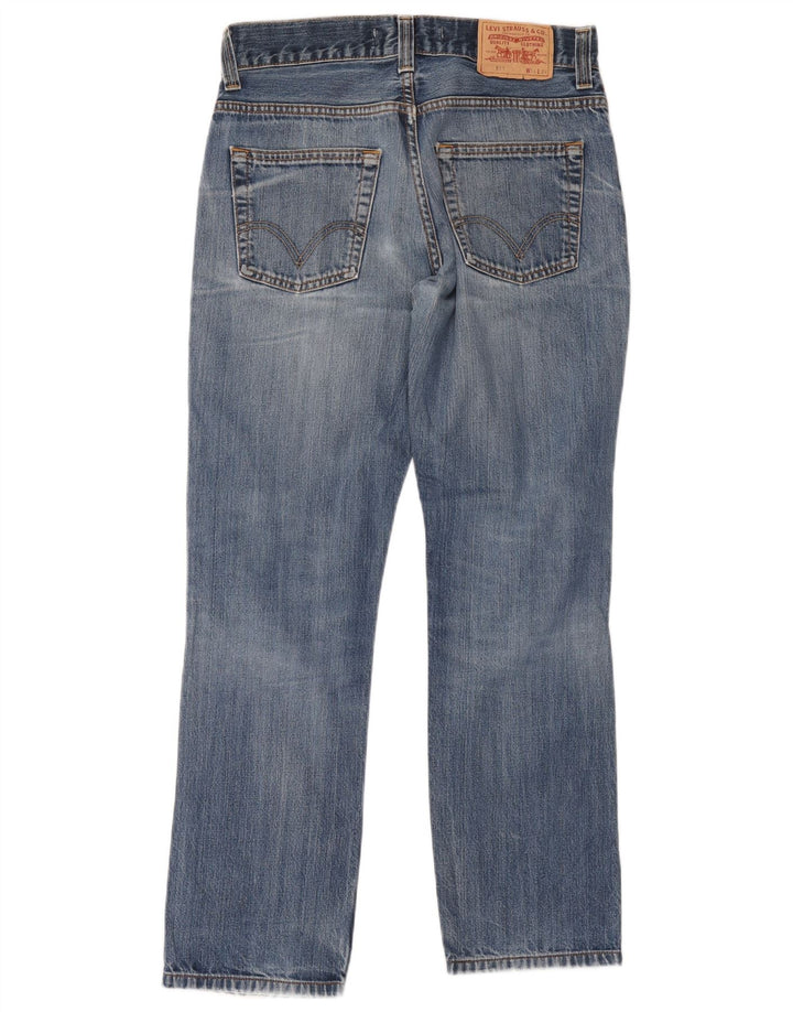 Levi's Mens 511 Slim Jeans W34 L34 Blue Cotton