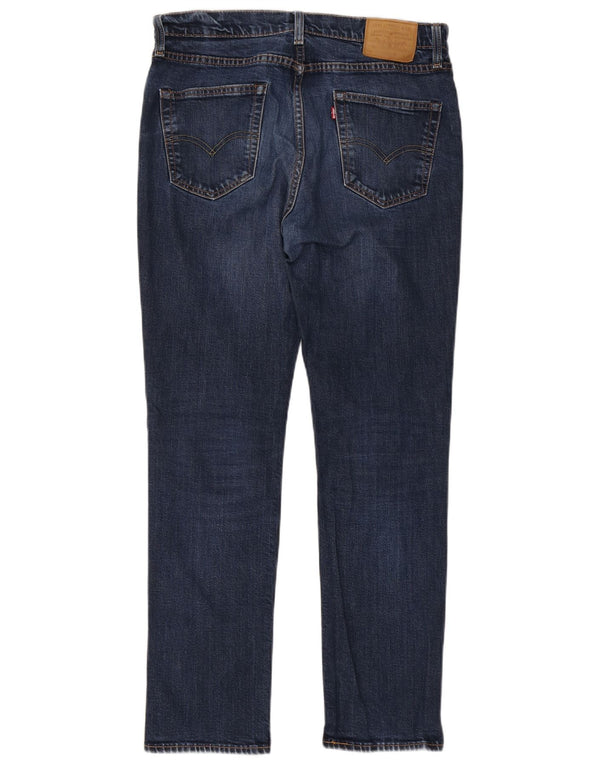 Levi's Mens 511 Slim Jeans W34 L32 Navy Blue Cotton