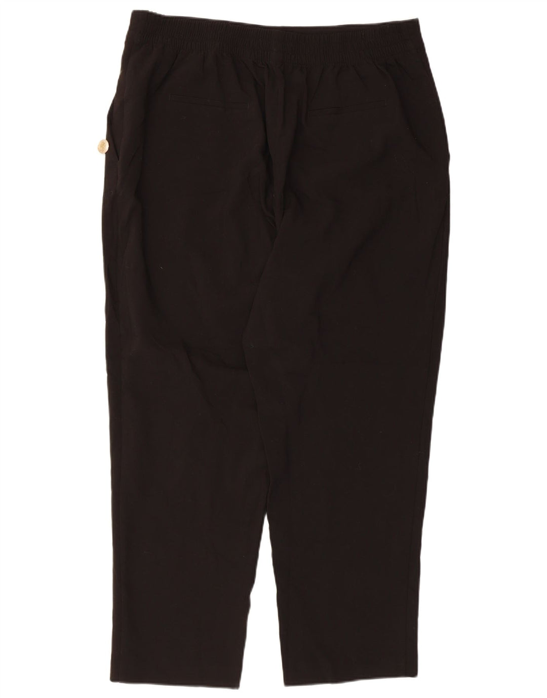 Zara Womens Straight Casual Trousers 2XL W34 L27 Black Polyester