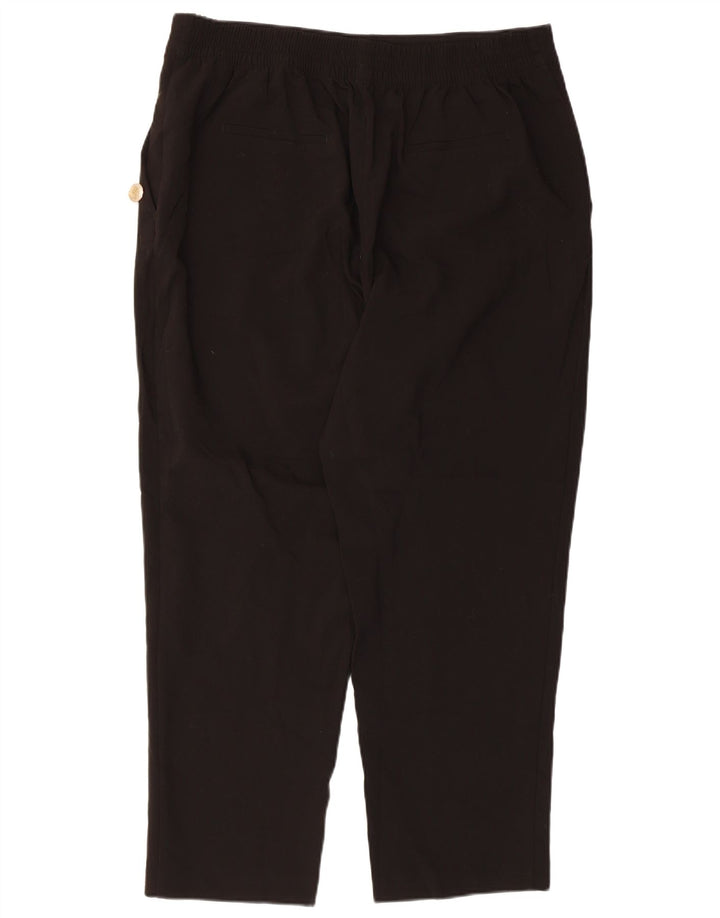 Zara Womens Straight Casual Trousers 2XL W34 L27 Black Polyester