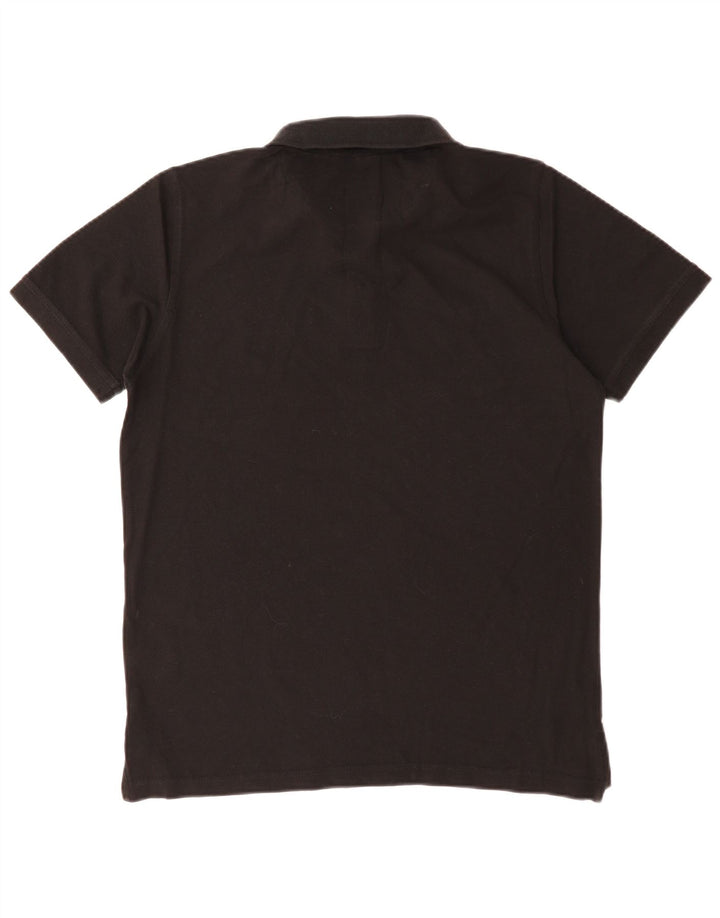Pierre Cardin Mens Regular Fit Polo Shirt Medium Black Cotton