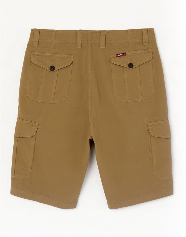 Carrera Mens Cargo Shorts W33 Medium Khaki Cotton