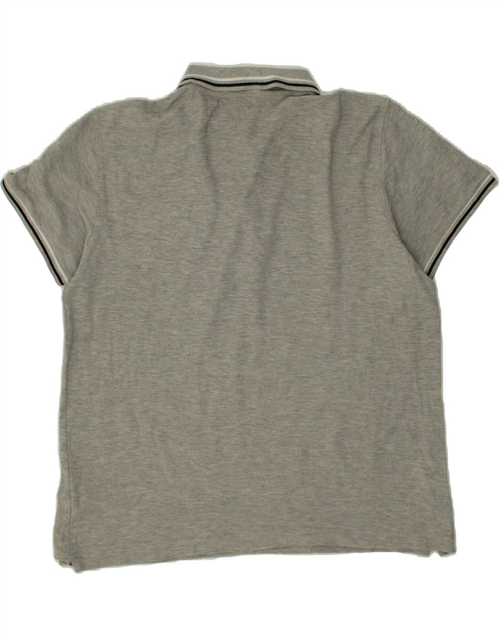 LOTTO Mens Polo Shirt XL Grey Cotton Vintage Lotto and Second-Hand Lotto from Messina Hembry 