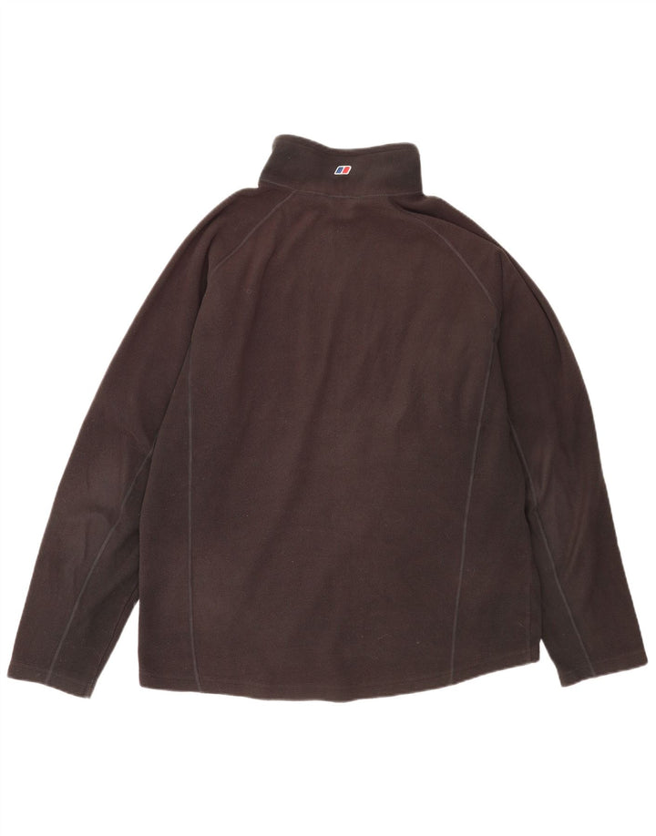Bergans Mens Fleece Jacket UK 40 Large Brown Polyester