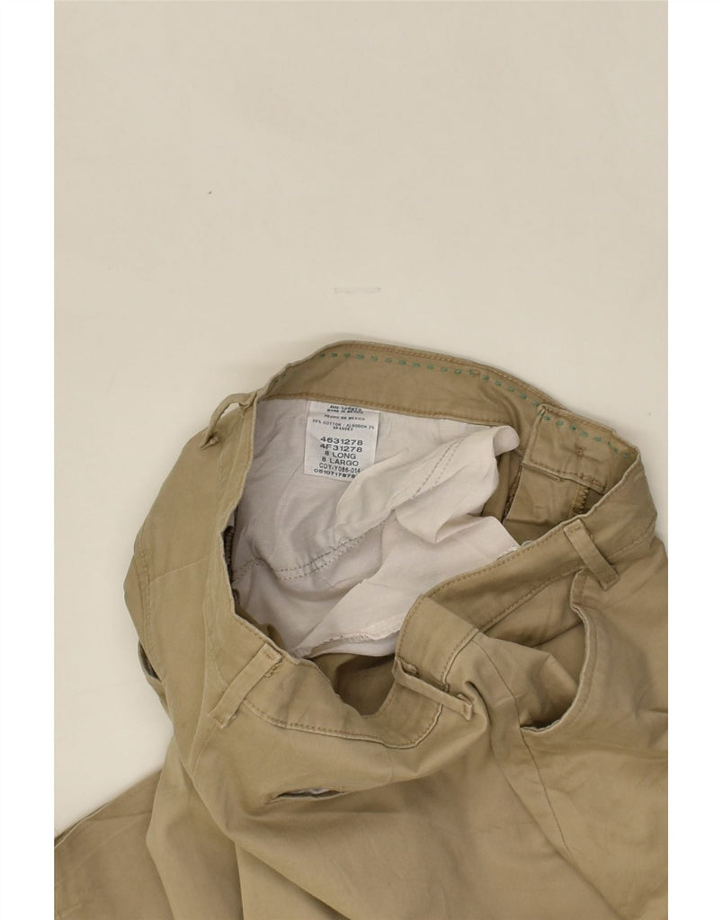 LEE Womens Slim Casual Trousers US 8 Medium W30 L32 Beige Cotton | Vintage Lee | Thrift | Second-Hand Lee | Used Clothing | Messina Hembry 