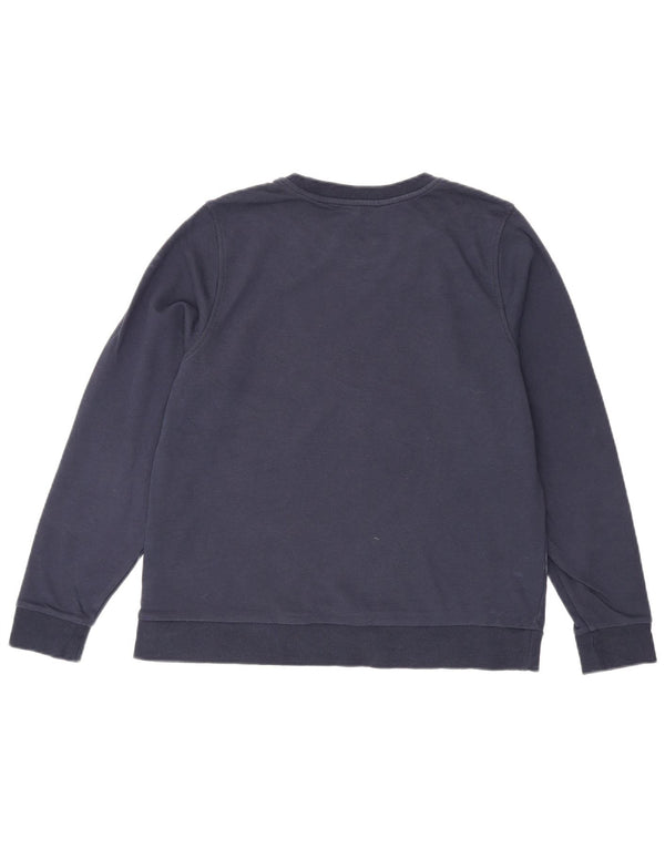 Marks & Spencer Womens England Sweatshirt Jumper UK 16 Large Navy Blue