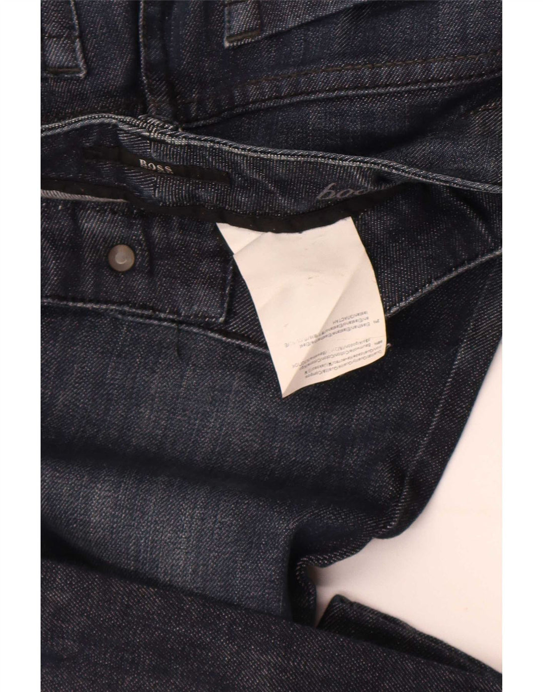 Hugo Boss Womens Bootcut Jeans W27 L28 Navy Blue Cotton