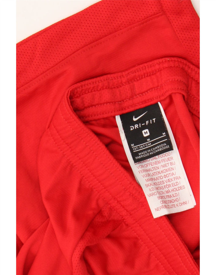 Nike Boys Dri Fit Sport Shorts 10-11 Years Medium Red Polyester