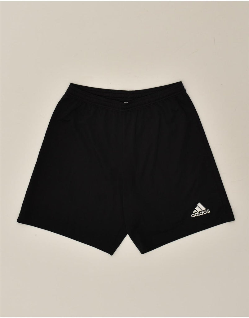 ADIDAS Mens Sport Shorts Medium Black Polyester | Vintage Adidas | Thrift | Second-Hand Adidas | Used Clothing | Messina Hembry 