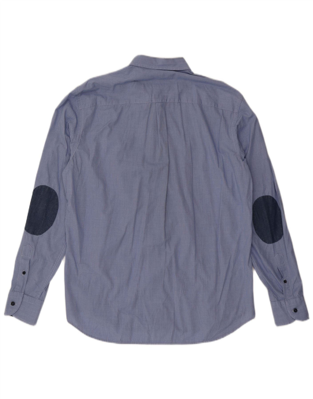 Harmont & Blaine Mens Regular Fit Shirt XL Blue Houndstooth