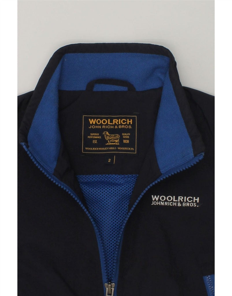 WOOLRICH Baby Boys Bomber Jacket 18-24 Months Black Colourblock Polyester | Vintage Woolrich | Thrift | Second-Hand Woolrich | Used Clothing | Messina Hembry 