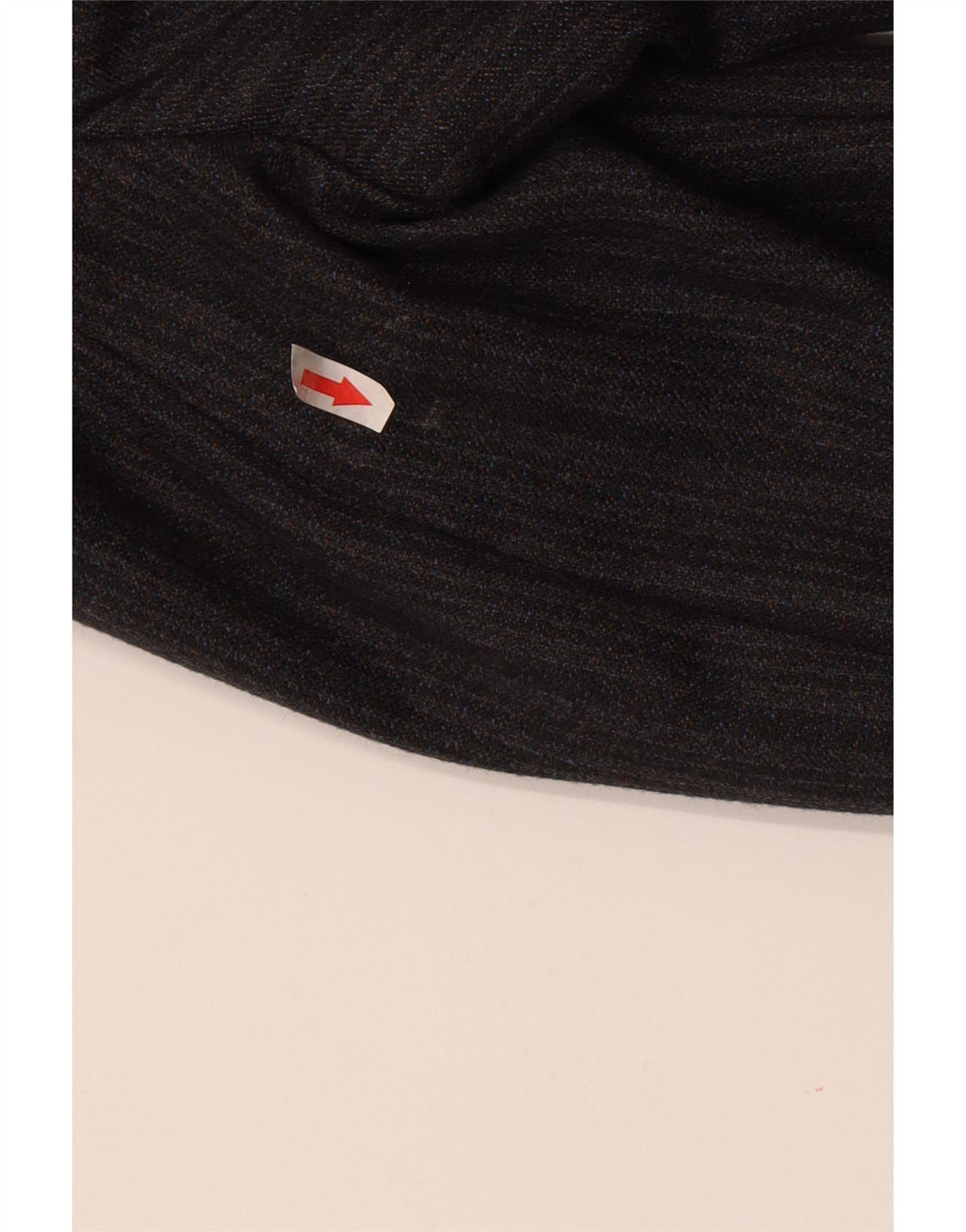 Vintage Mens 2 Button Blazer Jacket UK 44 2XL Grey Striped Terylene