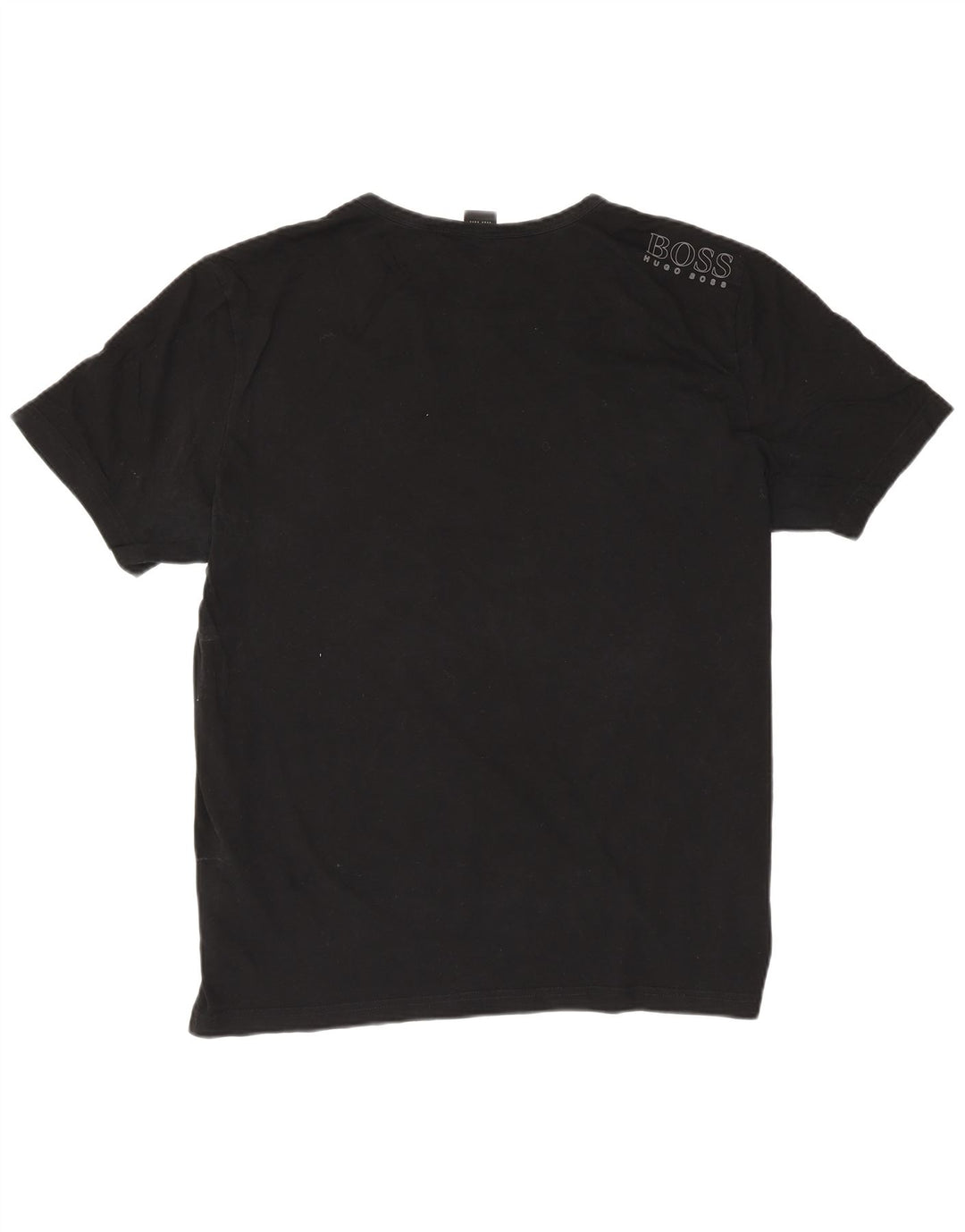 Hugo Boss Mens T-Shirt Top 2XL Black Cotton