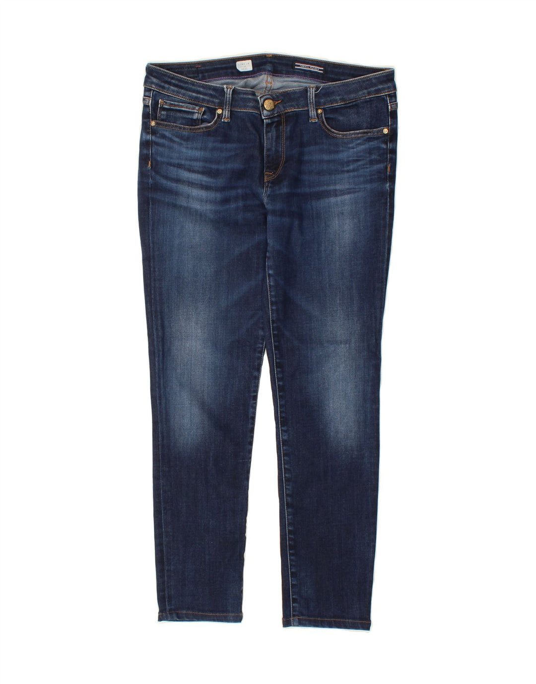 TOMMY HILFIGER Womens Como Jegging Jeans W30 L26 Navy Blue Vintage Tommy Hilfiger and Second-Hand Tommy Hilfiger from Messina Hembry 